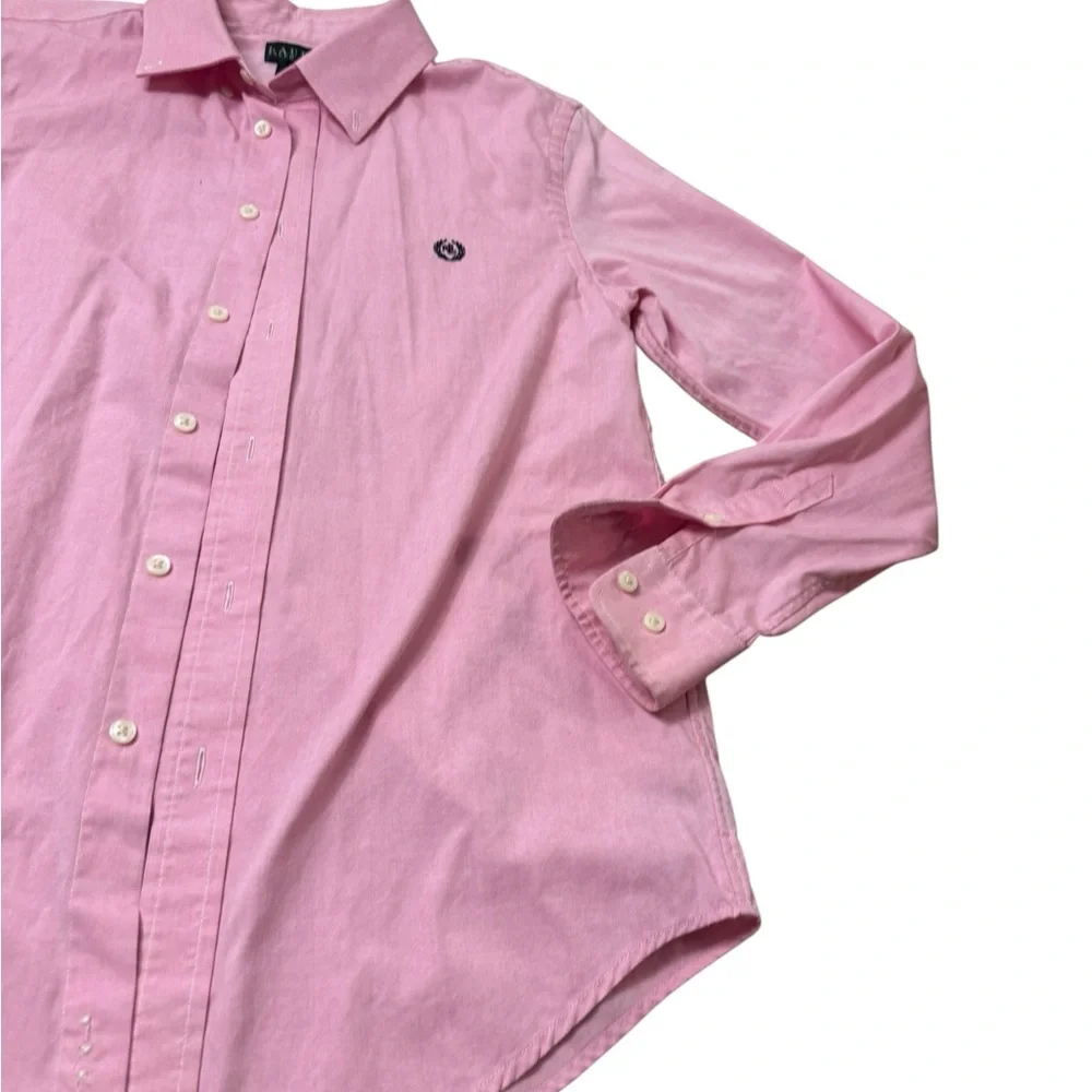 Lauren Ralph Lauren | Pink Button-Down Shirt for Kids Boys Size 18 Like New